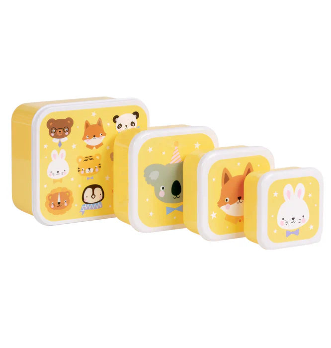 A Little Lovely Company Lunch & Snack Box Set | Dierenvriendjes
