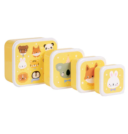 A Little Lovely Company Lunch & Snack Box Set | Dierenvriendjes