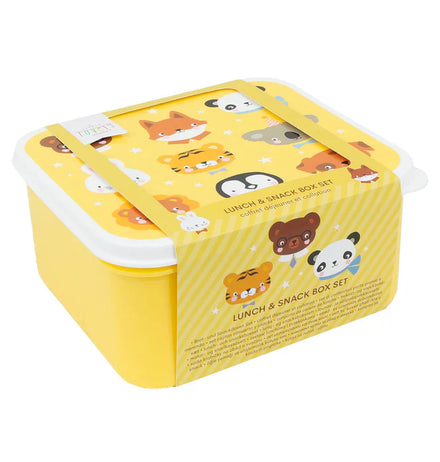 A Little Lovely Company Lunch & Snack Box Set | Dierenvriendjes