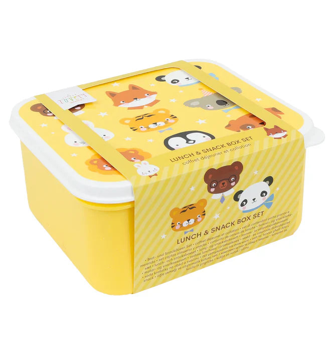 A Little Lovely Company Lunch & Snack Box Set | Dierenvriendjes