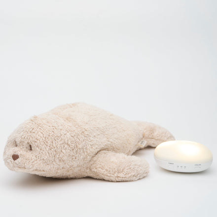 Moonie 2.0 - Knuffel Hartslag en Licht | Humming Zeehondje Seal Sand