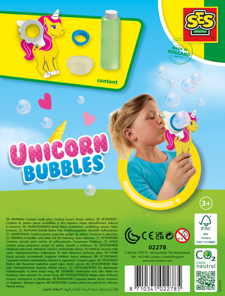 SES Creative Outdoor | Unicorn Bubbles Bellenblaas