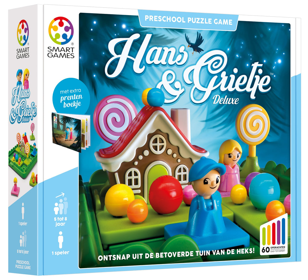 Smartgames Hans & Grietje 60 Opdrachten, de Nederlandse doos