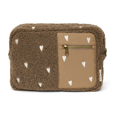 Studio Noos Teddy Buggy Organizer | Brown Teddy Hearts
