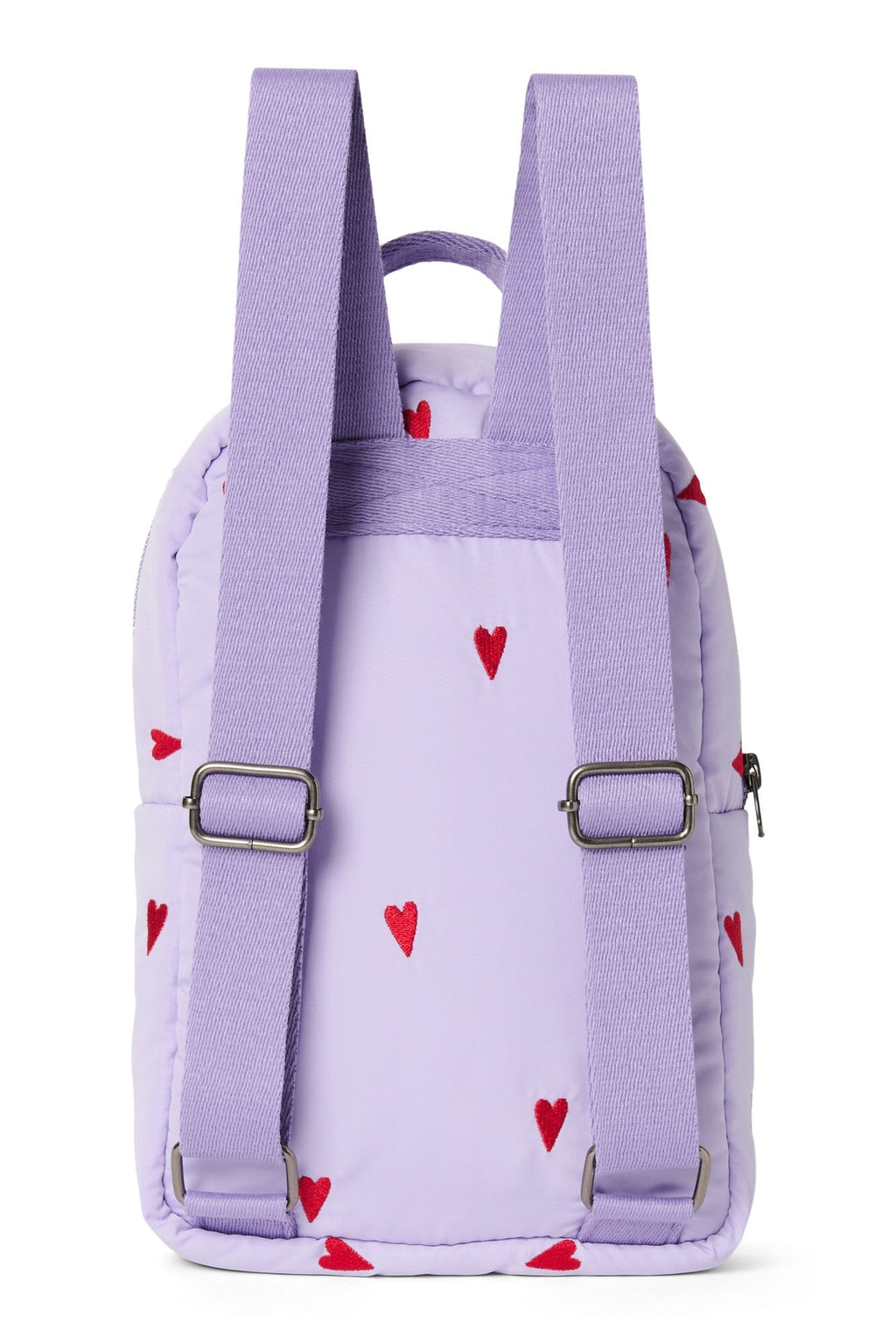 Studio Noos Mini Rugzakje | Paars Puffy Hearts