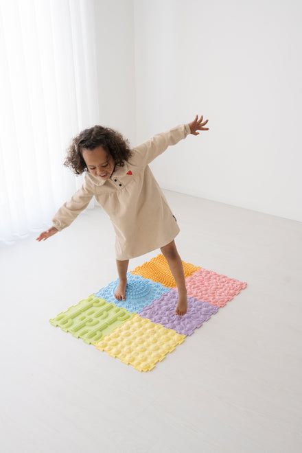 Sense2Play Sensorisch Pad Set Pastel | 6 Texture Mats