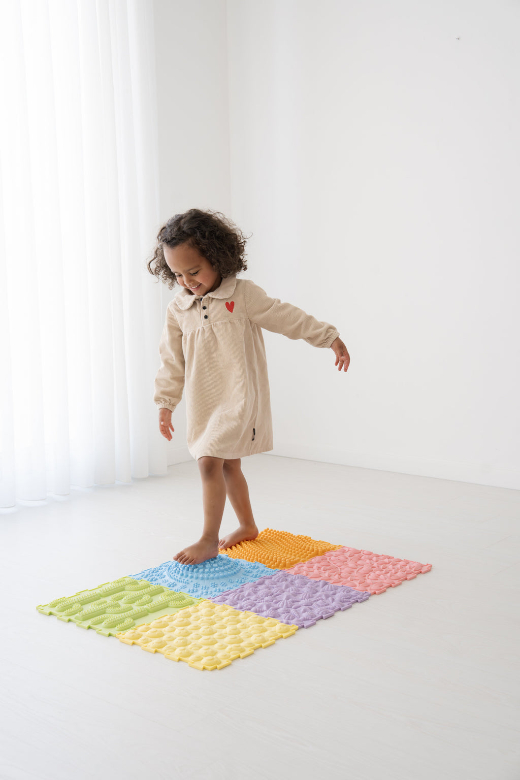 Sense2Play Sensorisch Pad Set Pastel | 6 Texture Mats