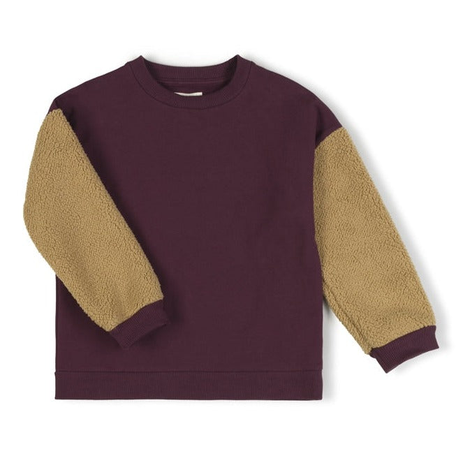 Nixnut Sleeve Sweater | Bordeaux  *
