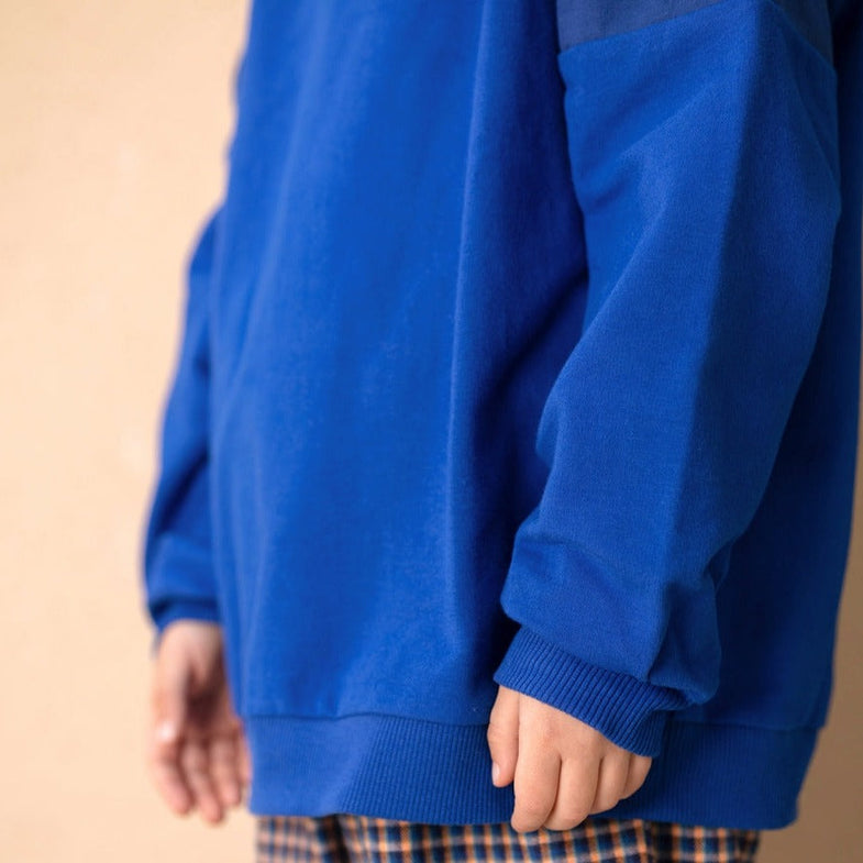 Nixnut Tri Sweater Trui | Cobalt  *