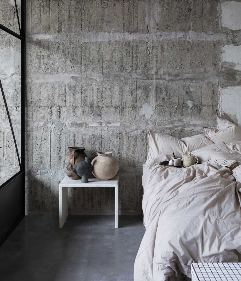 Midnatt Hoeslaken 90x200cm | Pebble