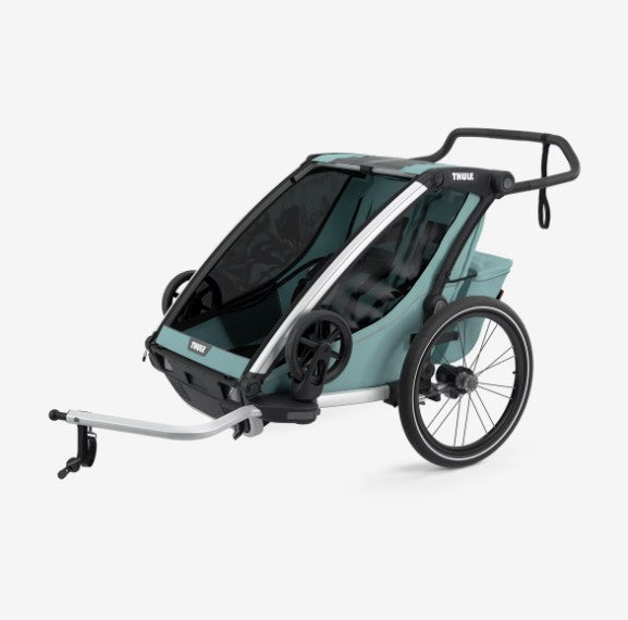 Thule Chariot Cross Dubbelzits Multisport-Fietstrailer Dubbel | Alaska Blauw