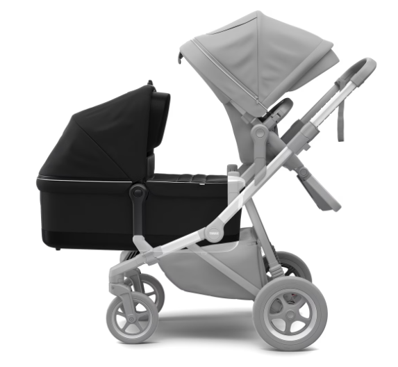 Thule Sleek Reiswieg Bassinet | Nachtzwart