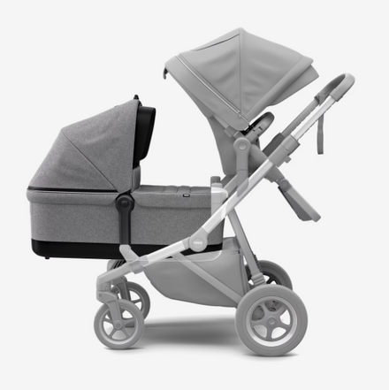 Thule Sleek Reiswieg Bassinet | Grey Melange