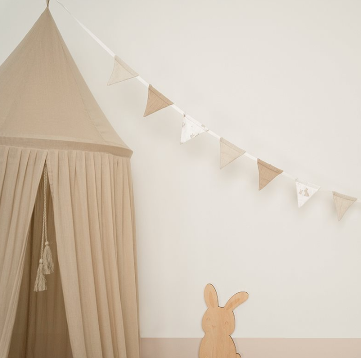 * Little Dutch Slinger Met Vlaggetjes Hydrofiel | Baby Bunny