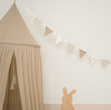 * Little Dutch Slinger Met Vlaggetjes Hydrofiel | Baby Bunny