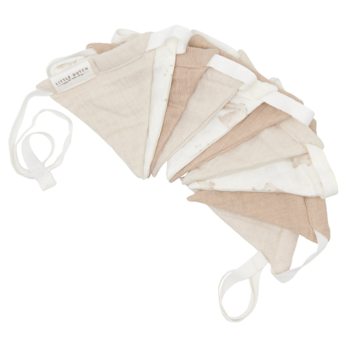 * Little Dutch Slinger Met Vlaggetjes Hydrofiel | Baby Bunny