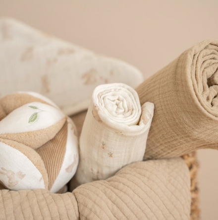 Little Dutch Swaddle Hydrofiele Doeken 120x120cm | Beige
