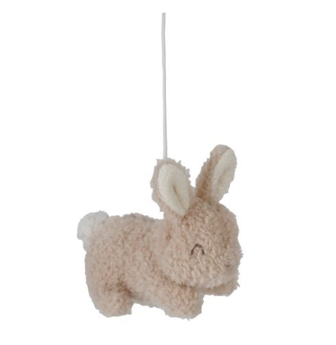 * Little Dutch Houten Muziekmobiel wit | Baby Bunny