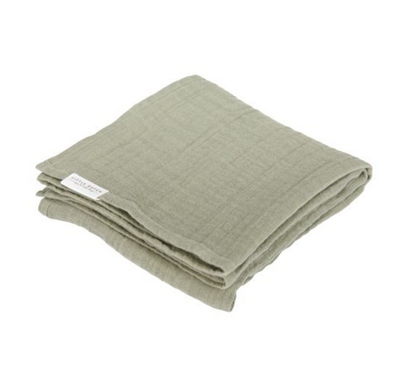 Little Dutch Swaddle Doeken Set Hydrofiel 70x70cm | Little Farm Olive