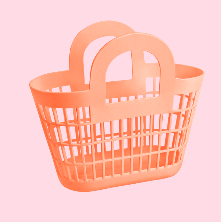 Sunjellies Rosie Basket | Peach