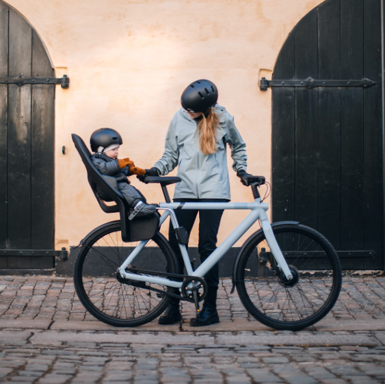 Thule Yepp 2 Maxi Fietsstoel Achterop Frame Montage | Fennel Tan