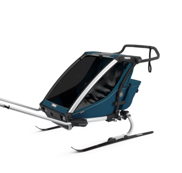 Thule Chariot Cross Dubbelzits Multisport-Fietstrailer Dubbel | Majolica Blue