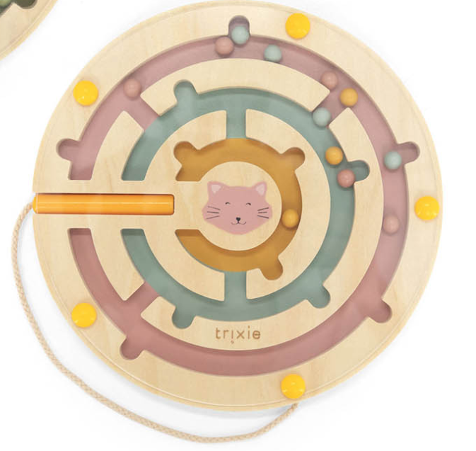 Trixie Houten Magnetisch Doolhof Rond | Mrs. Cat