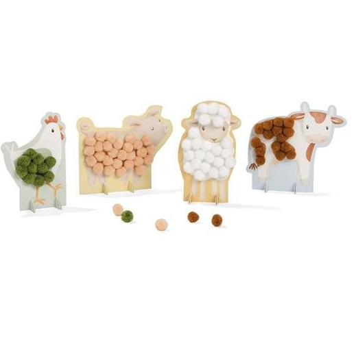 * Little Dutch Knutselset Pompom | Little Farm
