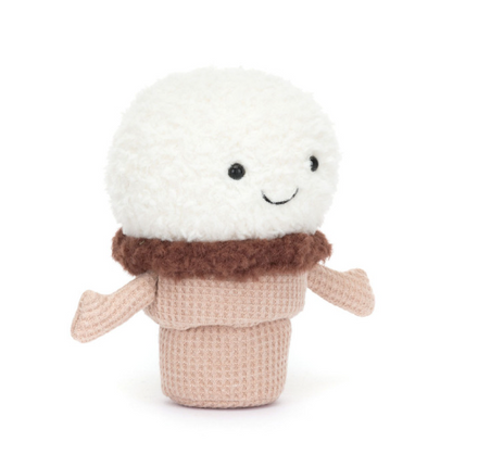 zzz Jellycat Knuffel Amuseables Ice Cream Cone