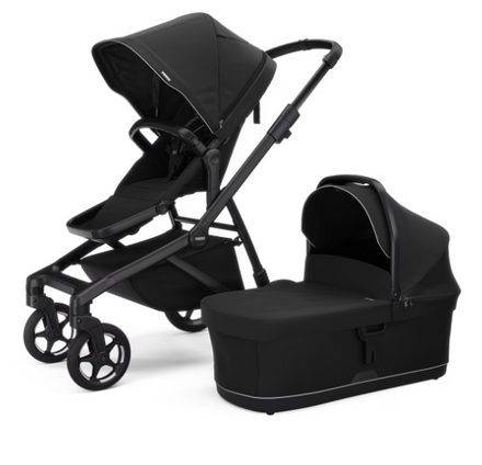 Thule Sleek 2 Stadskinderwagen Met Reiswieg | Black On Black - PRE ORDER LEVERING VANAF 15/09