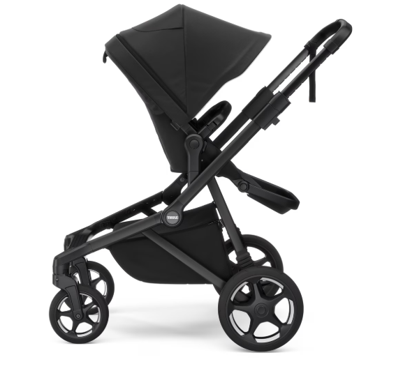 Thule Sleek 2 Stadskinderwagen Met Reiswieg | Black On Black - PRE ORDER LEVERING VANAF 15/09