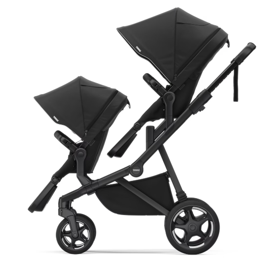 Thule Sleek 2 Stadskinderwagen Met Reiswieg | Black On Black - PRE ORDER LEVERING VANAF 15/09