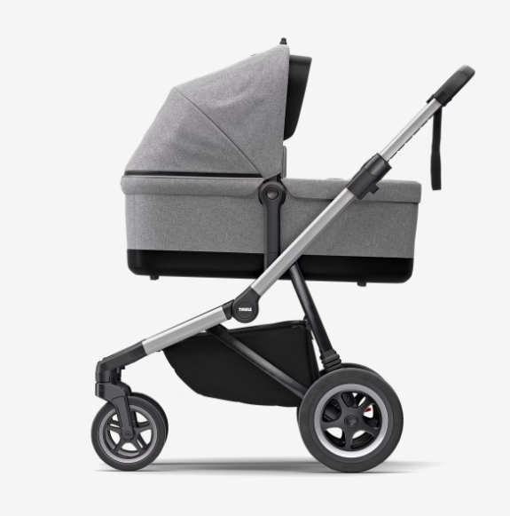 Thule Sleek Stadskinderwagen | Aluminium / Grey Melange