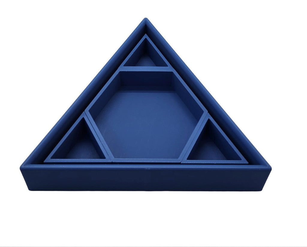 Grennn Inlegdriehoekje 'mandigo' Blauw