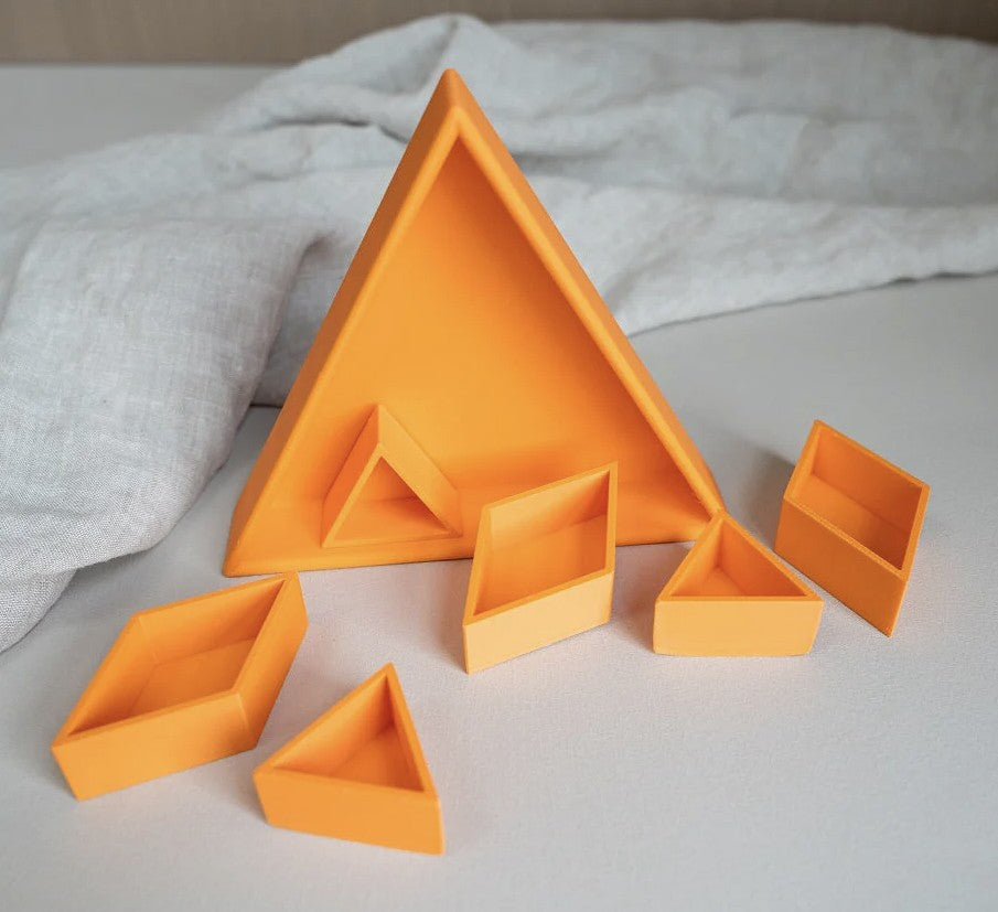 Grennn Inlegdriehoekje 'mandigo' Oranje