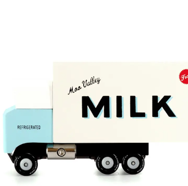 Candylab Toys Speelgoedwagen | Milk Truck