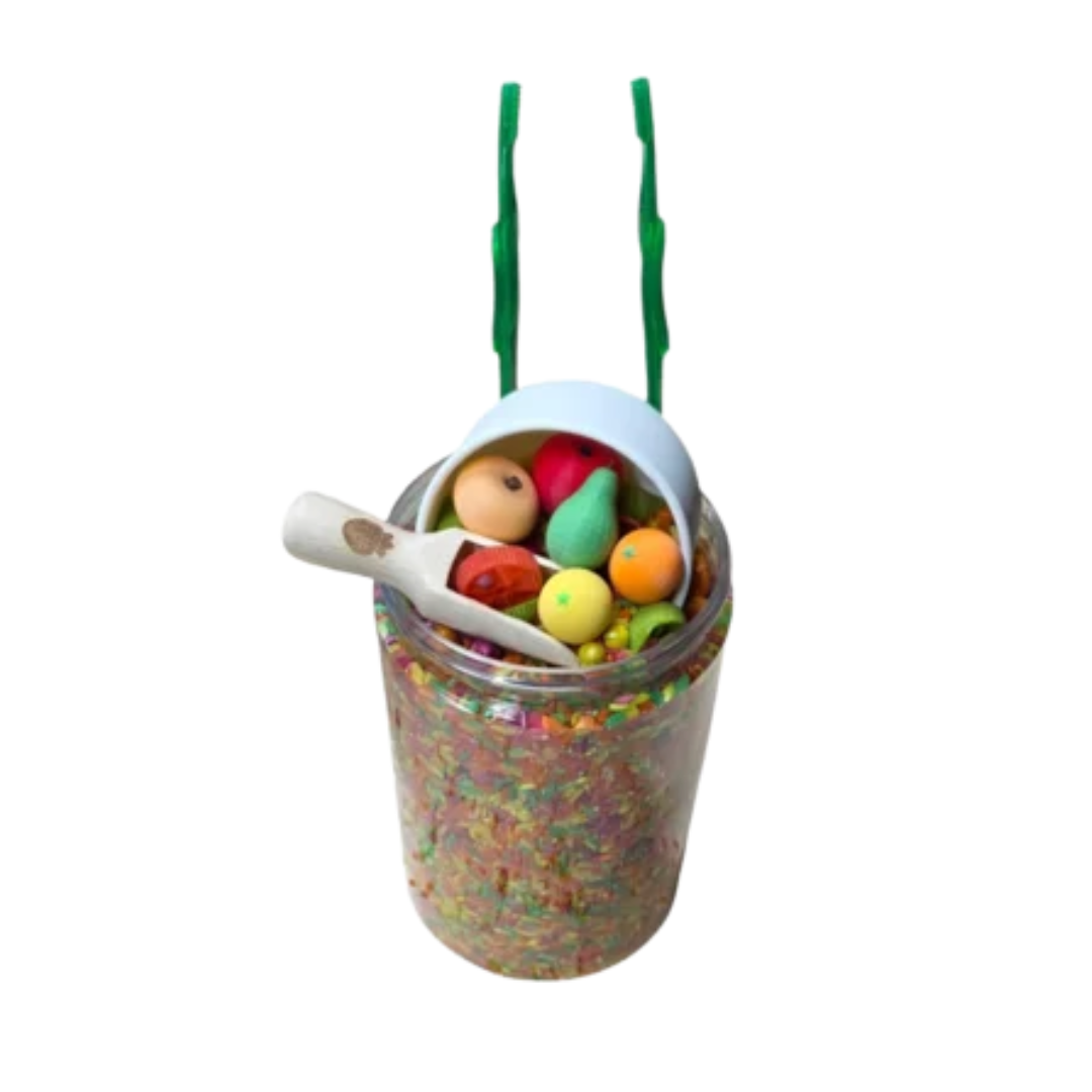 SensoryFun Speelrijst Mix Pour And Play 1.2kg | FruitSalad