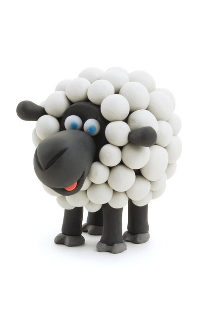 HeyClay 6 Potjes Speelklei | Hond, Schaap, Koe