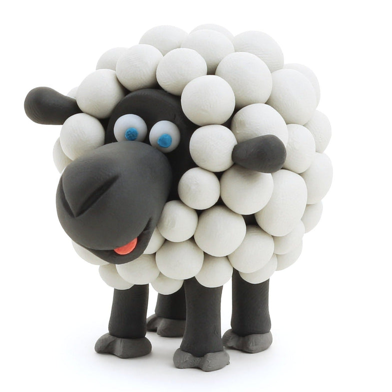 HeyClay 3 Potjes Speelklei | Sheep
