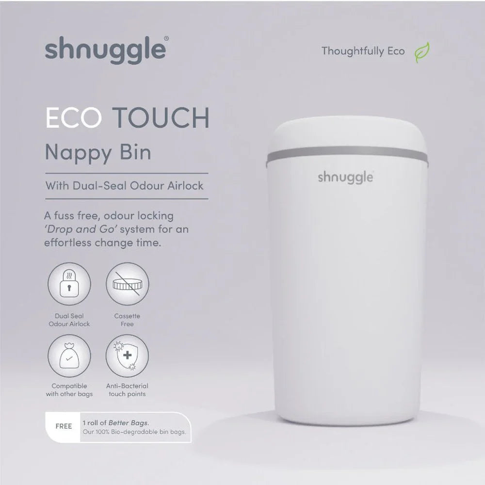 Shnuggle Luieremmer Eco Touch + 5 Zakjes