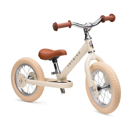 Trybike Steel Loopfiets 2-in-1 | Cream - VERZENDING VANAF 02/01/2025