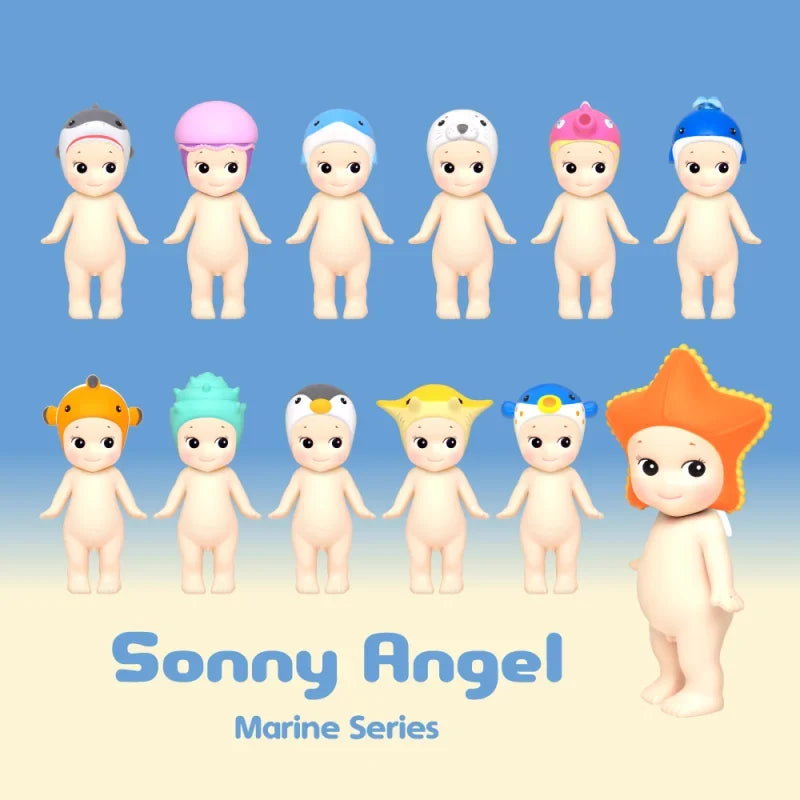 Sonny Angel Marine Series gelukspopje, kans op een zeldzame Secret Sonny Angel, verkrijgbaar bij De Gele Flamingo