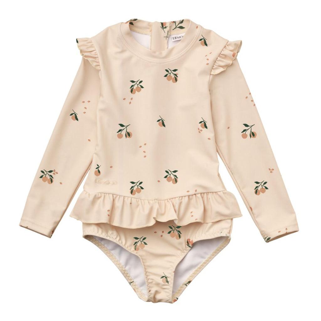 ZZZ Liewood Sille Printed Badpak | Peach / Sea shell*