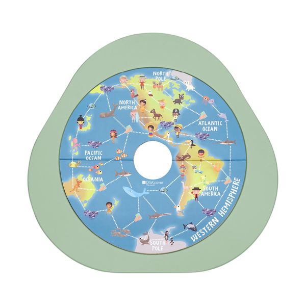 * Stokke® Mutable Speelbord Dubbelzijdig V2 Around The World