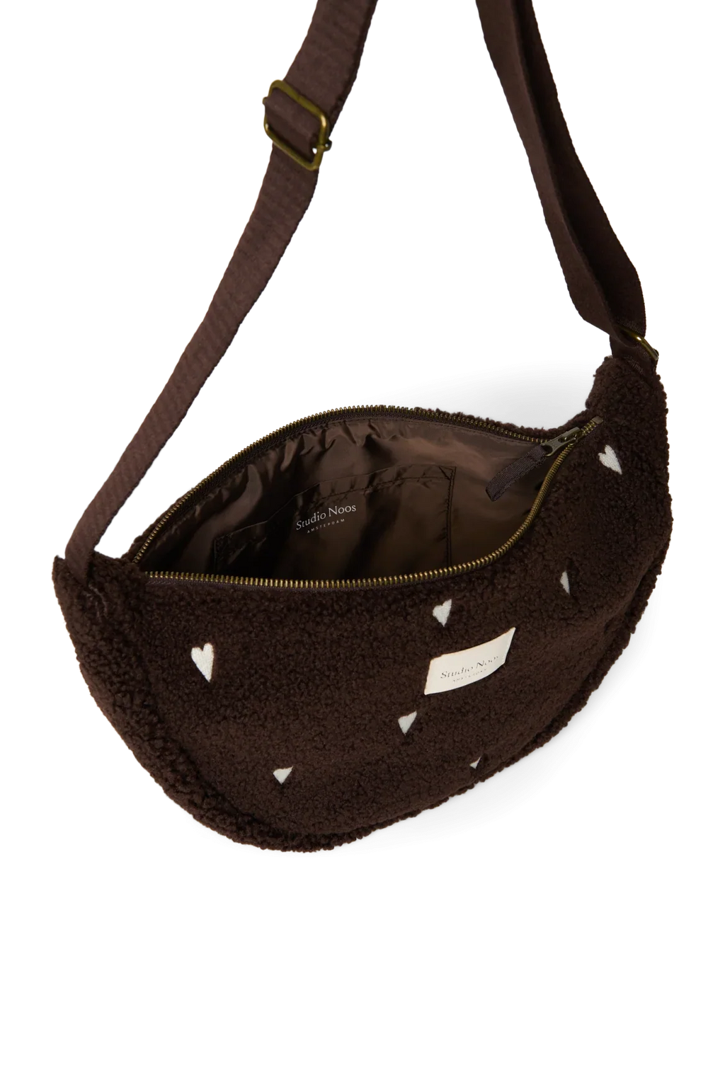 Studio Noos Adult Fanny Pack | Chocolate Teddy Hearts