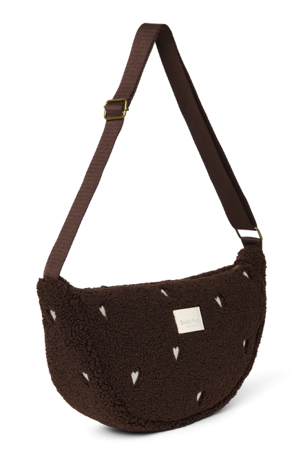 Studio Noos Adult Fanny Pack | Chocolate Teddy Hearts