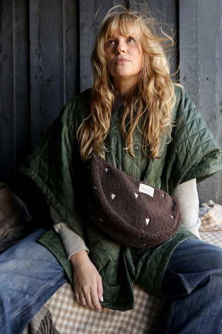 Studio Noos Adult Fanny Pack | Chocolate Teddy Hearts