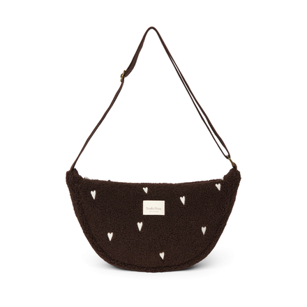 Studio Noos Adult Fanny Pack | Chocolate Teddy Hearts