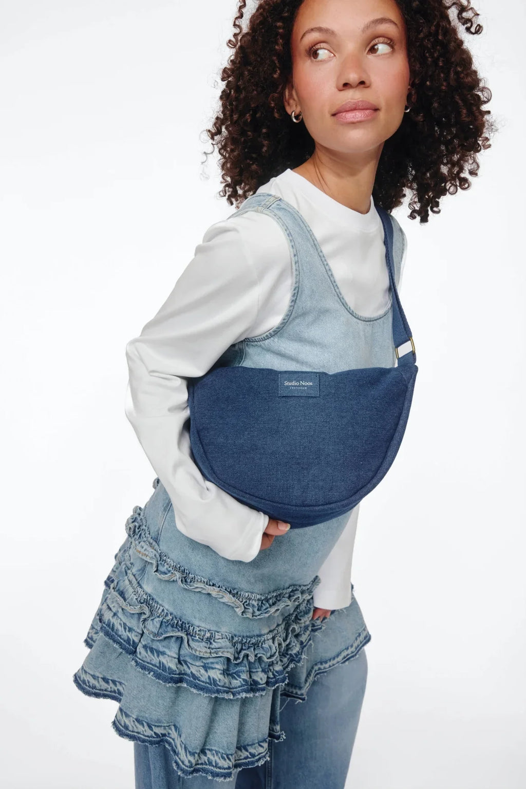 Studio Noos Adult Fanny Pack | Donkerblauwe Denim