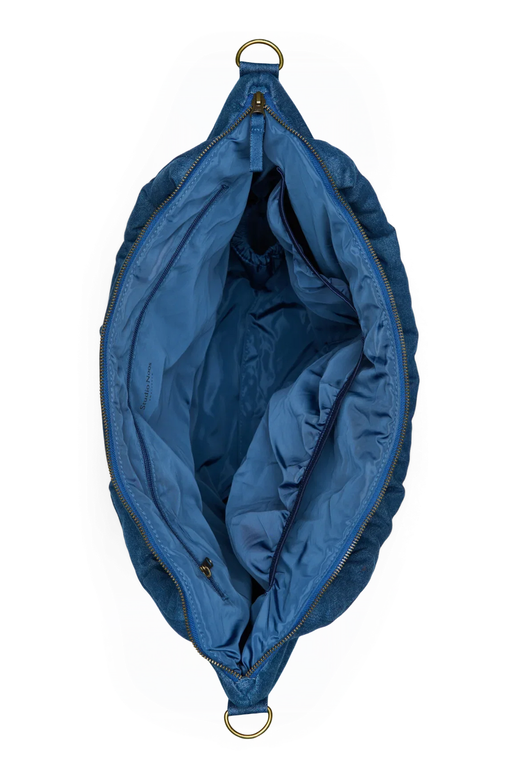 Studio Noos Luiertas met rits | Donkerblauwe Denim